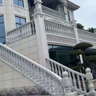 山东 芝麻白别墅，栏杆