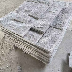 山东 芝麻白蘑菇石、自然面