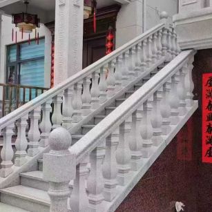 山东 天然石材 阳台庭院护栏、栏杆