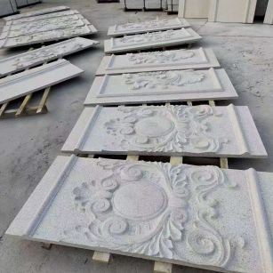 山东 芝麻白干挂雕花板