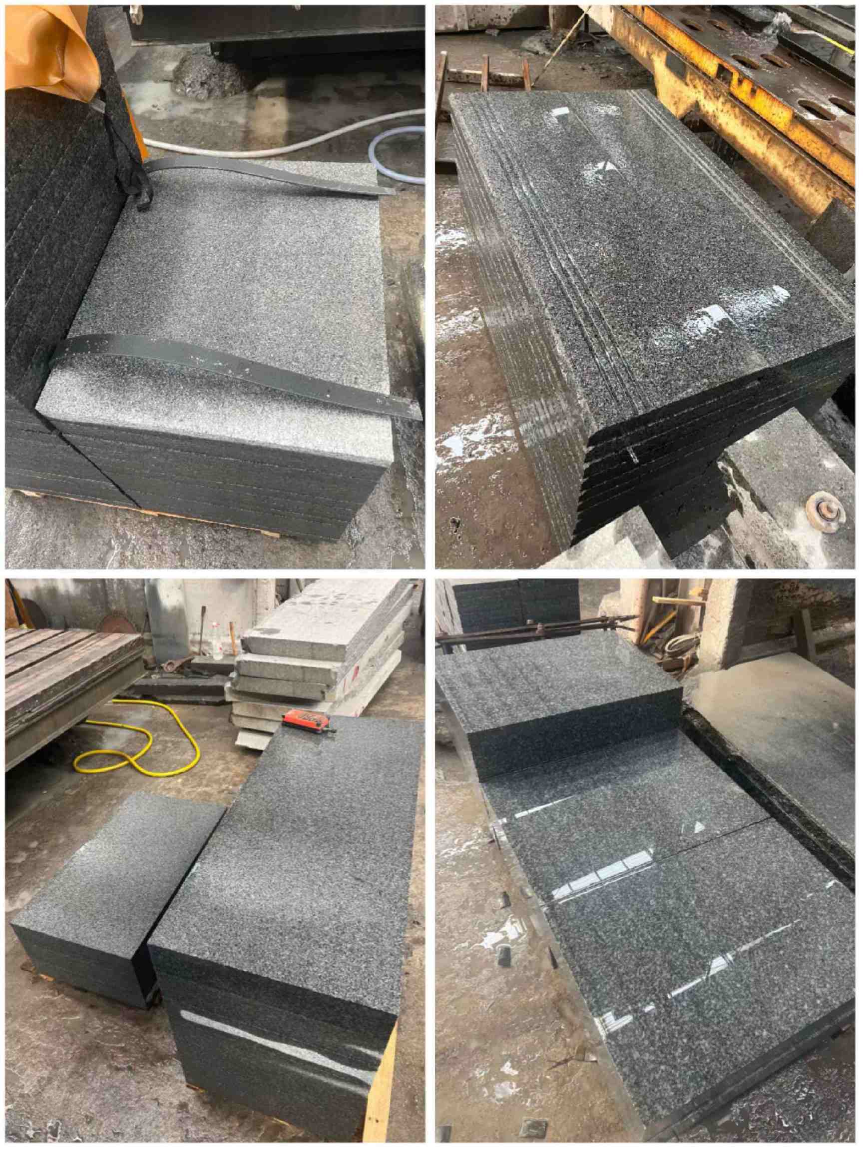 山东 芝麻黑地铺石材