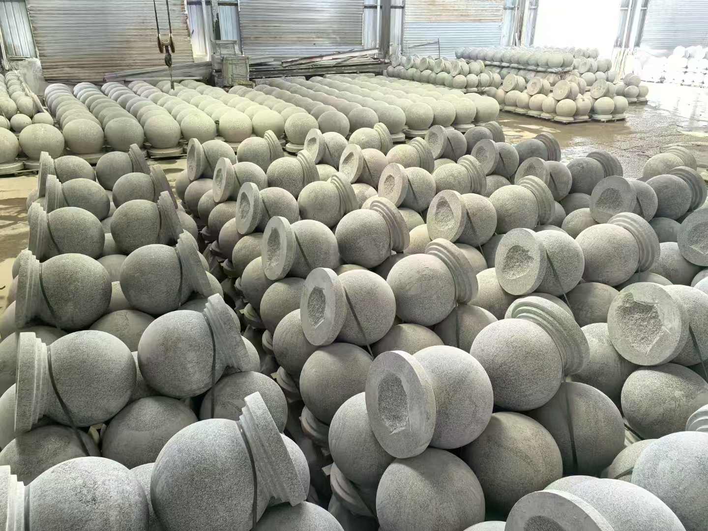 山东石材挡车球