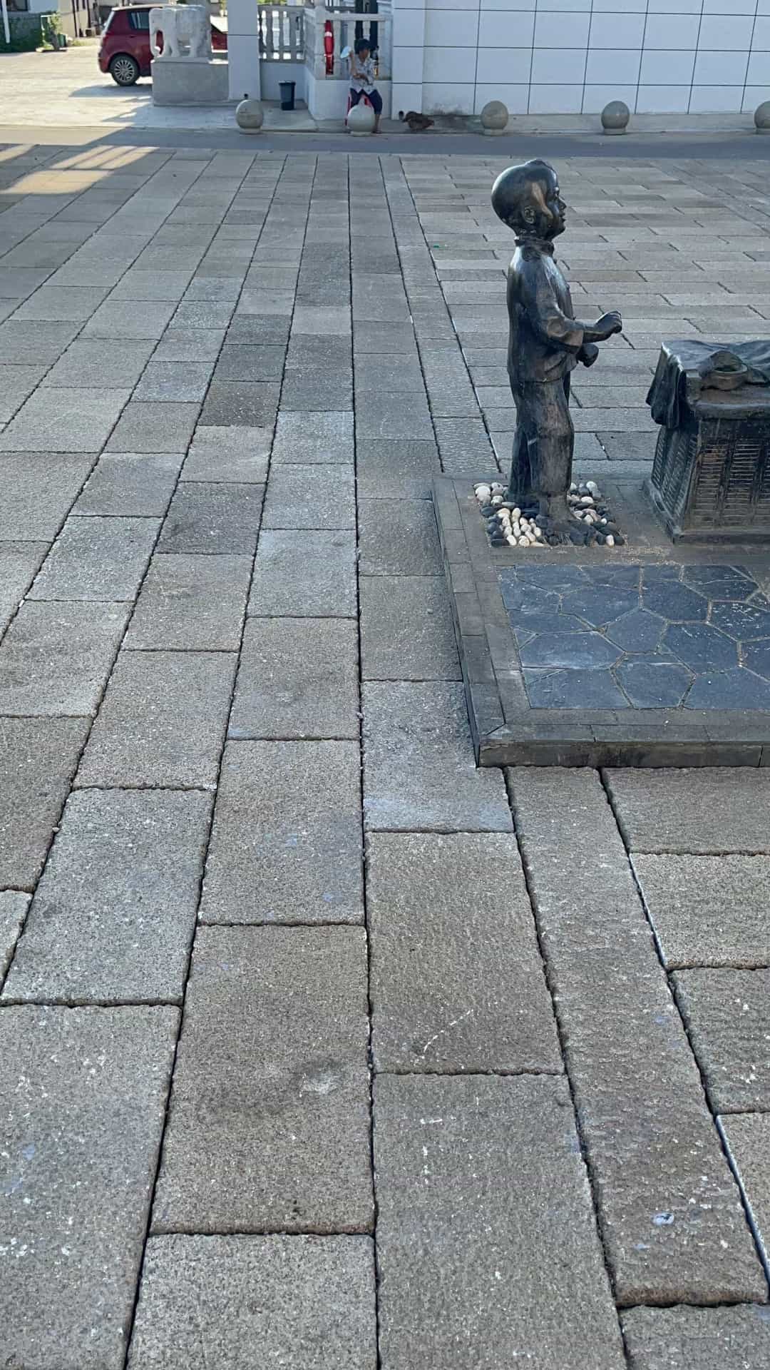 山东仿古石铺装效果