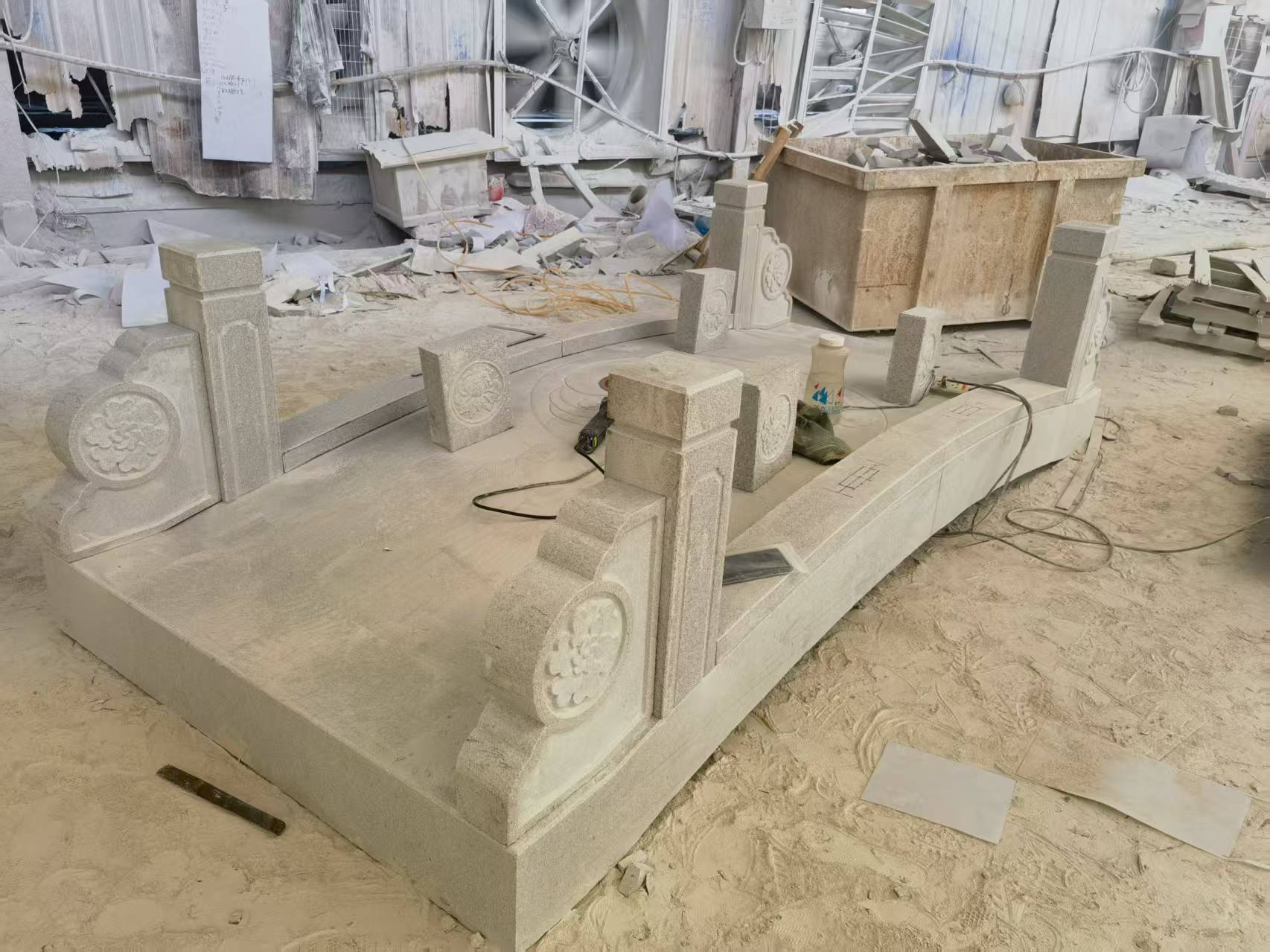 山东 芝麻灰火烧面石桥-拼装