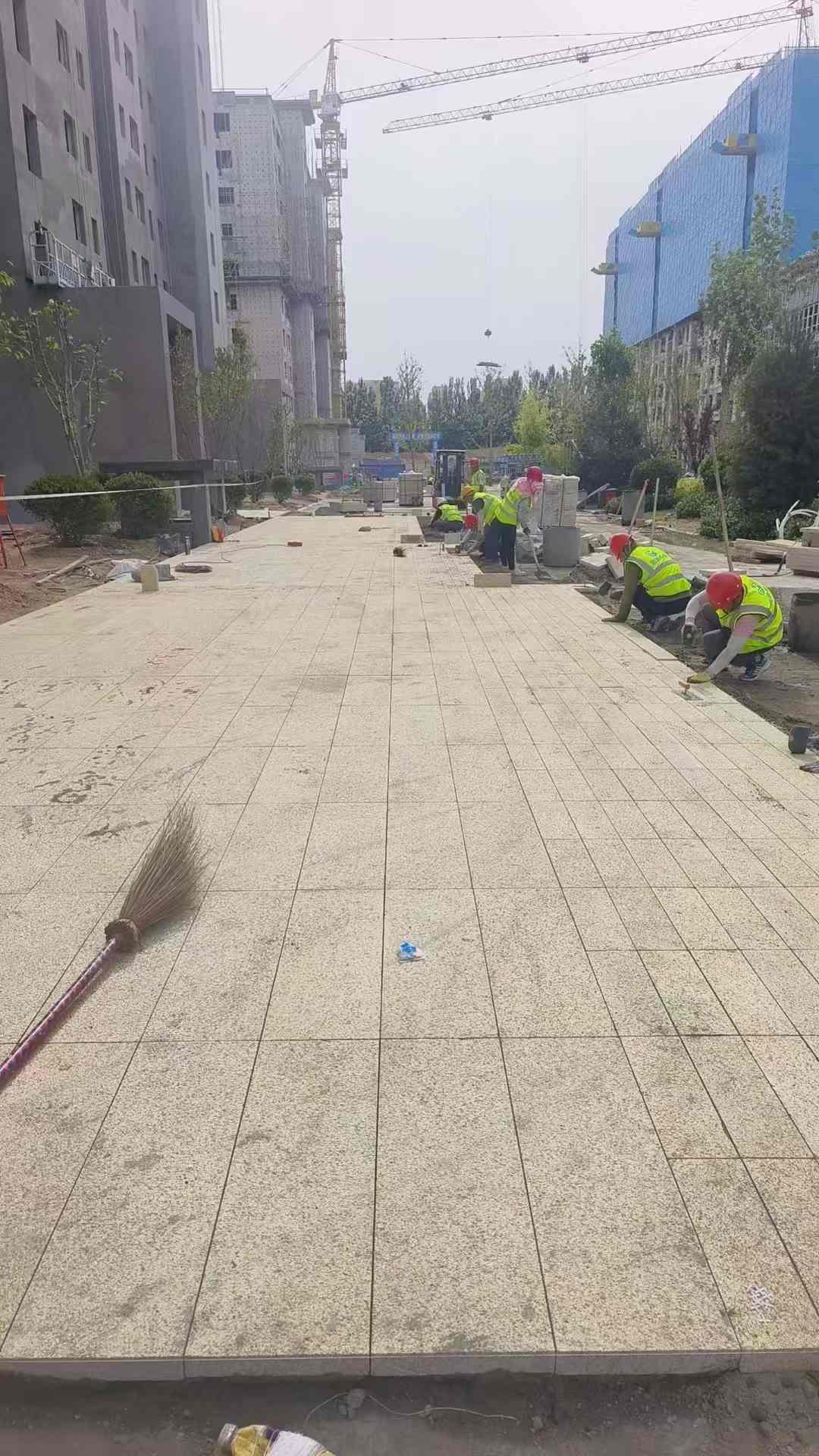 山东黄金麻荔枝面地铺案例