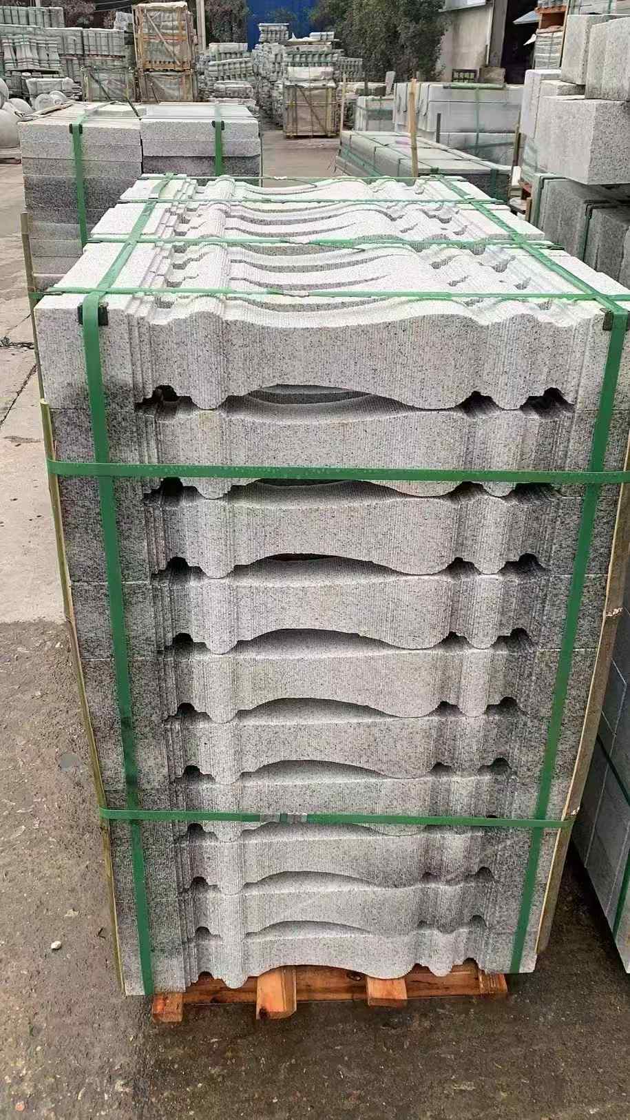 山东 芝麻白方形拉丝面，栏杆花瓶柱