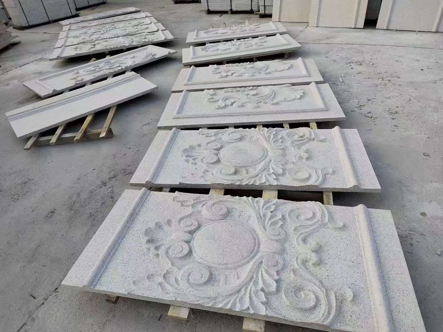 山东 芝麻白干挂雕花板