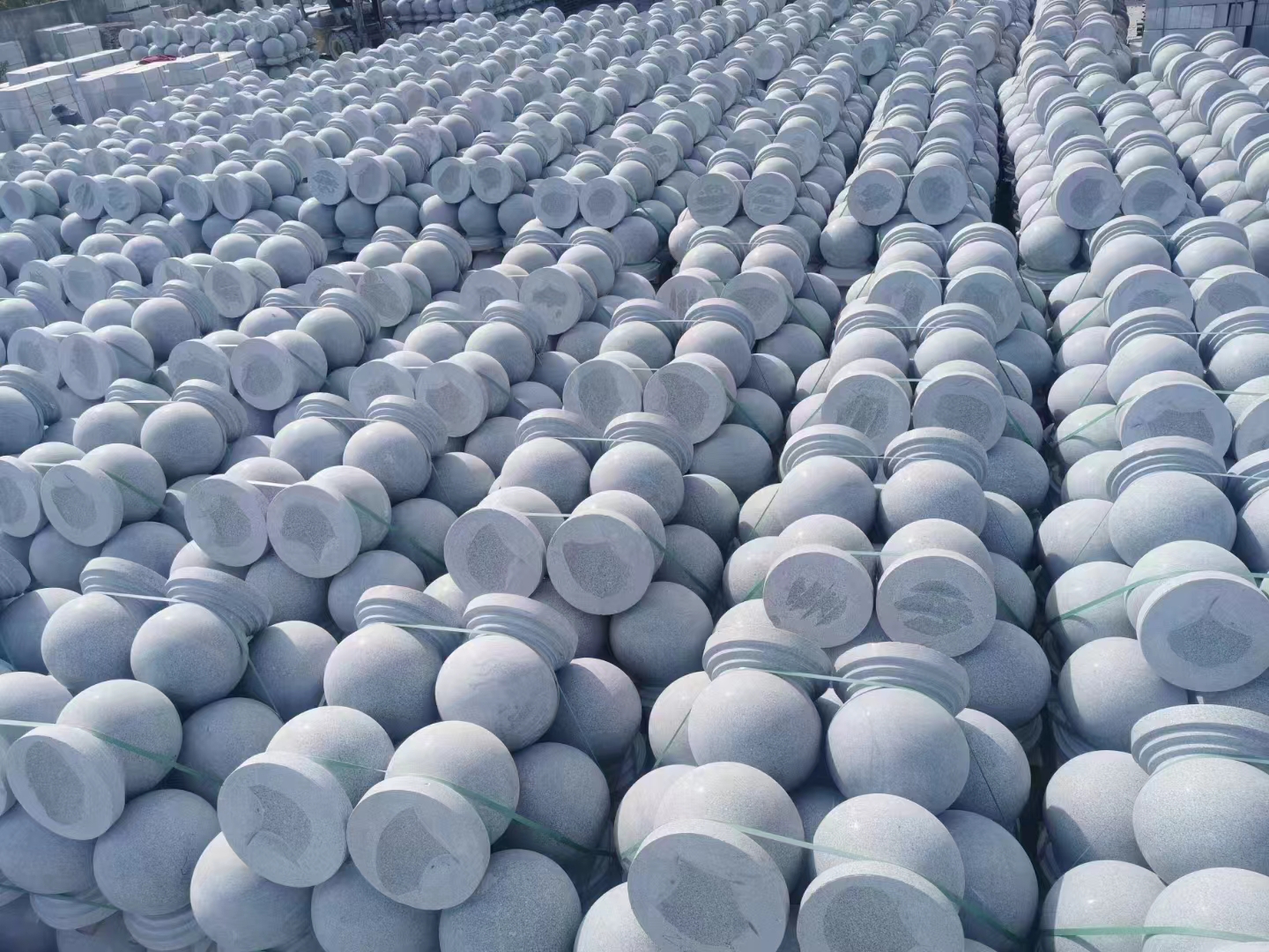 山东芝麻白挡车球